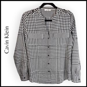 Calvin Klein womens blouse suze xs